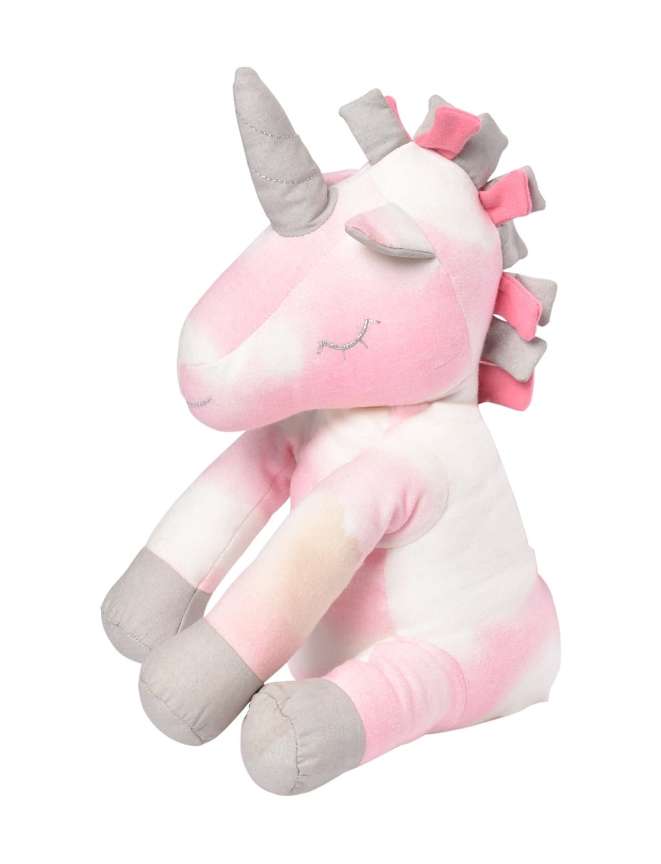 Økologisk Bomulds Enhjørning Toys Soft Toys Stuffed Animals Pink Tikiri