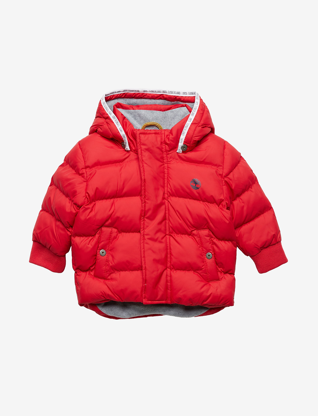 red timberland jacket