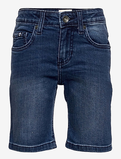 denim cut off bermuda shorts