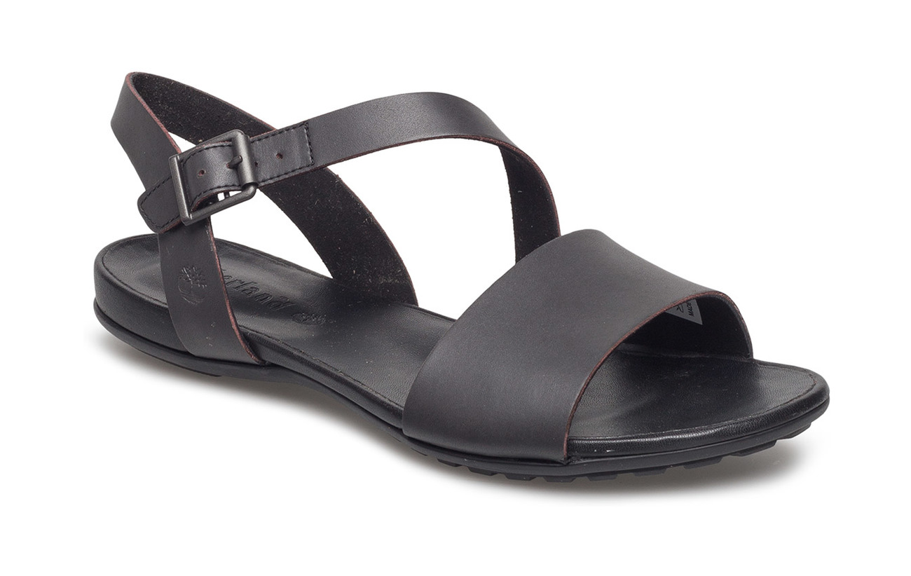 timberland sandals black