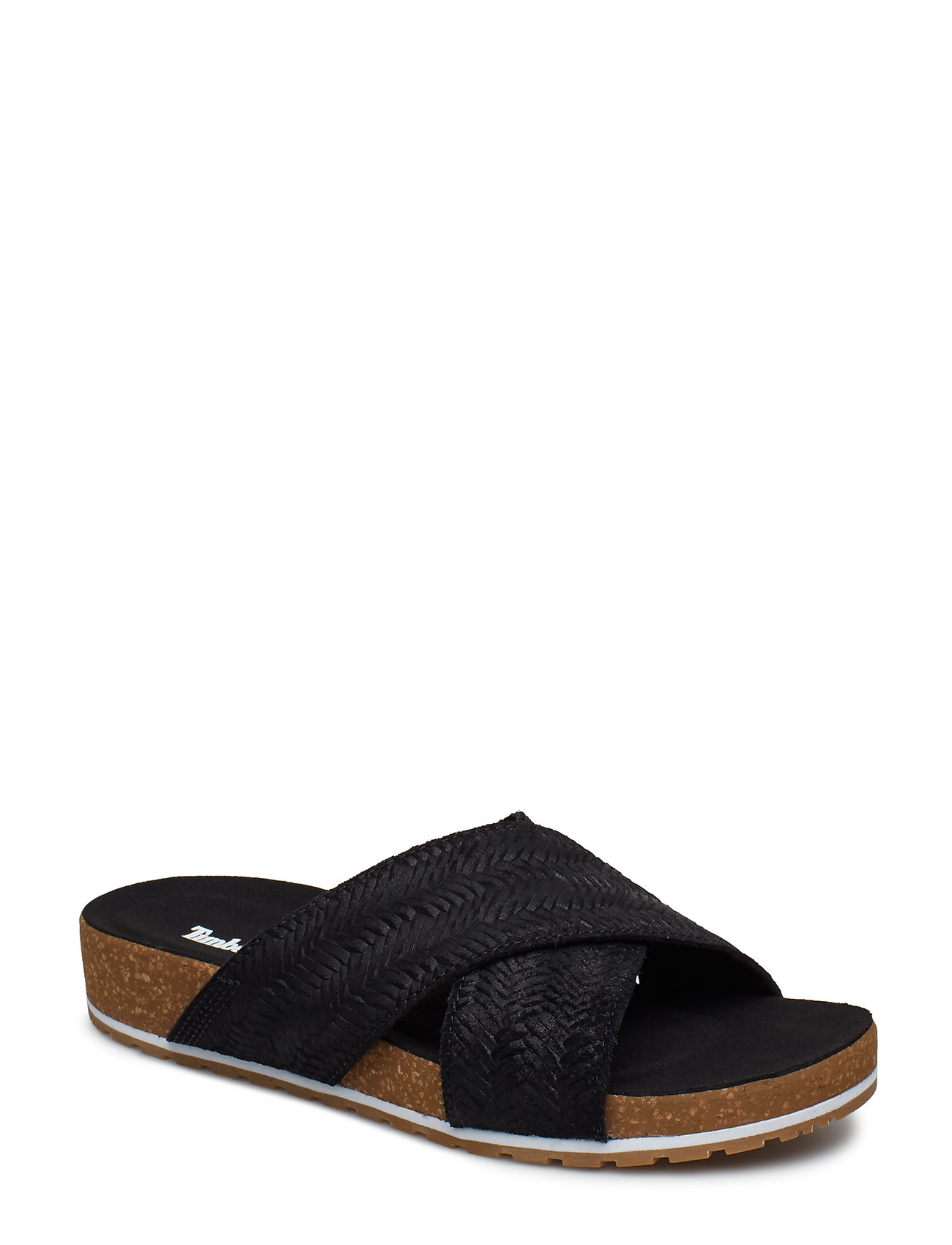 Malibu Waves Cross Slide Platte Sandalen Zwart Timberland timberland kopen in de aanbieding