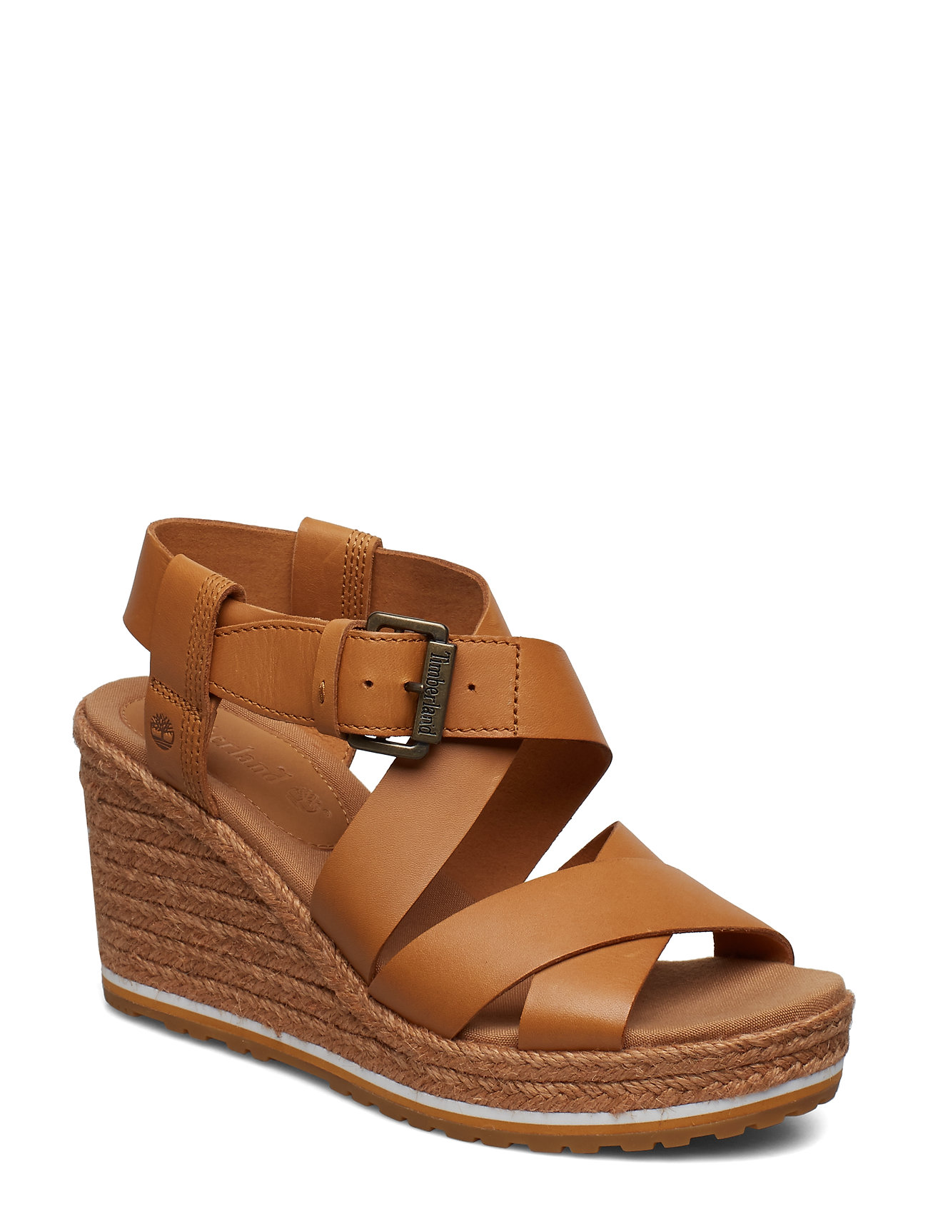 Nice Coast Ankle Strap Sandalette Met Hak Espadrilles Bruin Timberland timberland kopen in de aanbieding