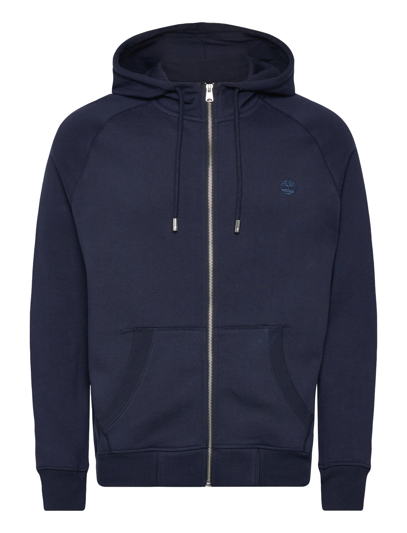 Timberland Brushed Back Full Zip Hoodie Marinblå