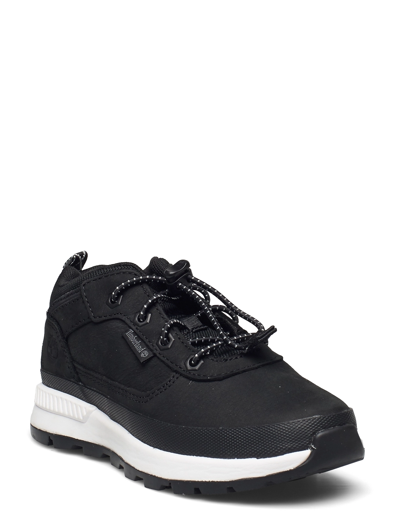 Timberland Low Lace Up Sneaker, 35, Black, Sneakers > Sneakers Med Lav Top, Børn