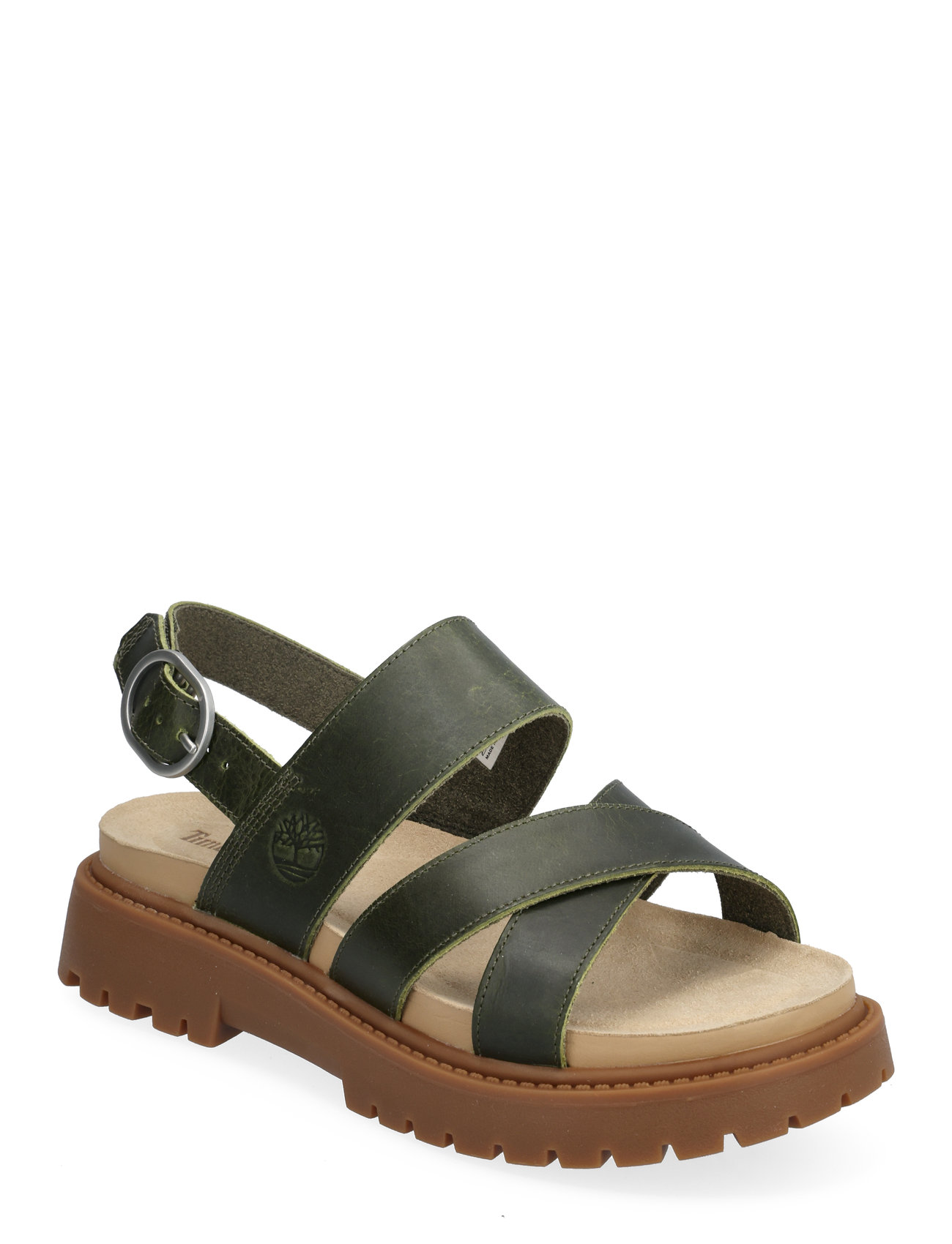 Clairemont Way Backstrap Sandal Dark Green Full Grain Shoes Summer Shoes Gladiator Sandals Green Timberland