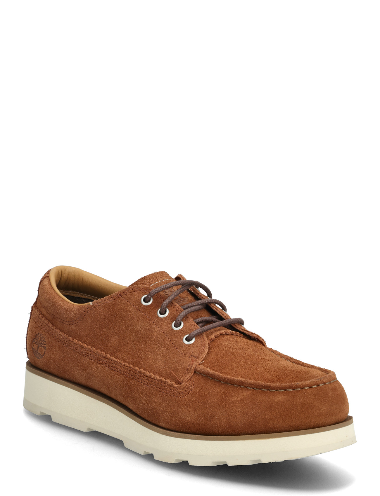 Timberland Britton Mills Lace Up Shoe Rust Suede, 46, Brown, Sko > Bådsko, Herre