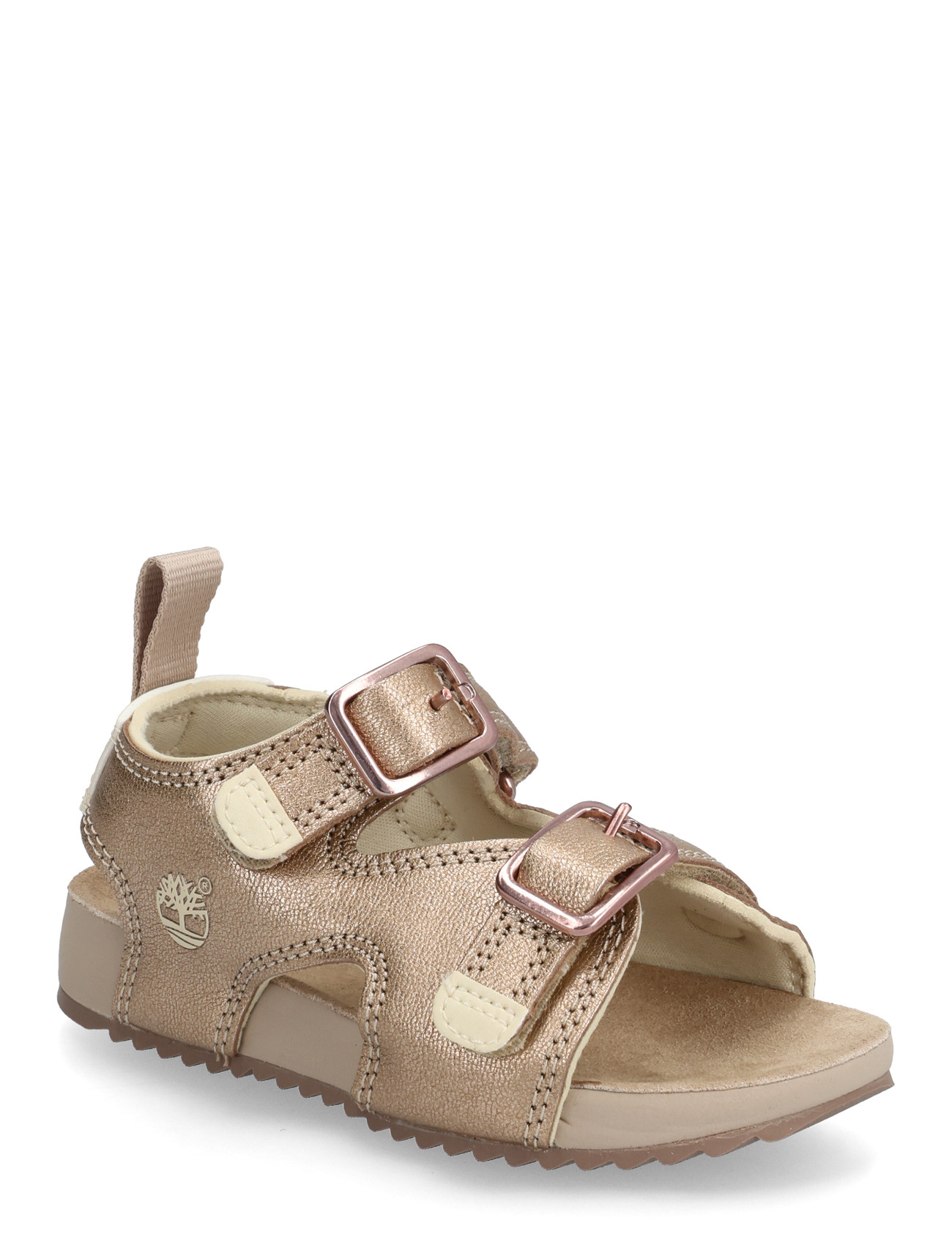 Timberland Castle Island Backstrap Sandal Light Pink Metallic, 25, Pink, Sommersko > Sandaler, Børn