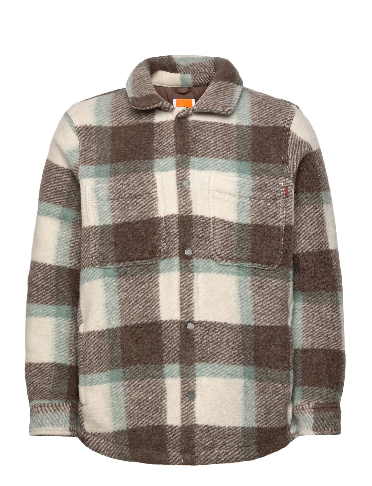 TIMBERLAND Wolle Blend Shacket Braun - M - Herren