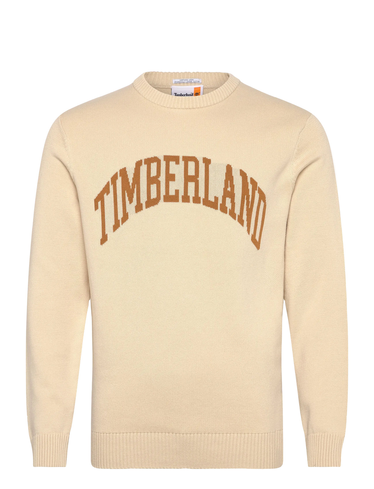 Timberland Timberland Graphic Sweater, M, Yellow, Strik > Runde Halse, Herre