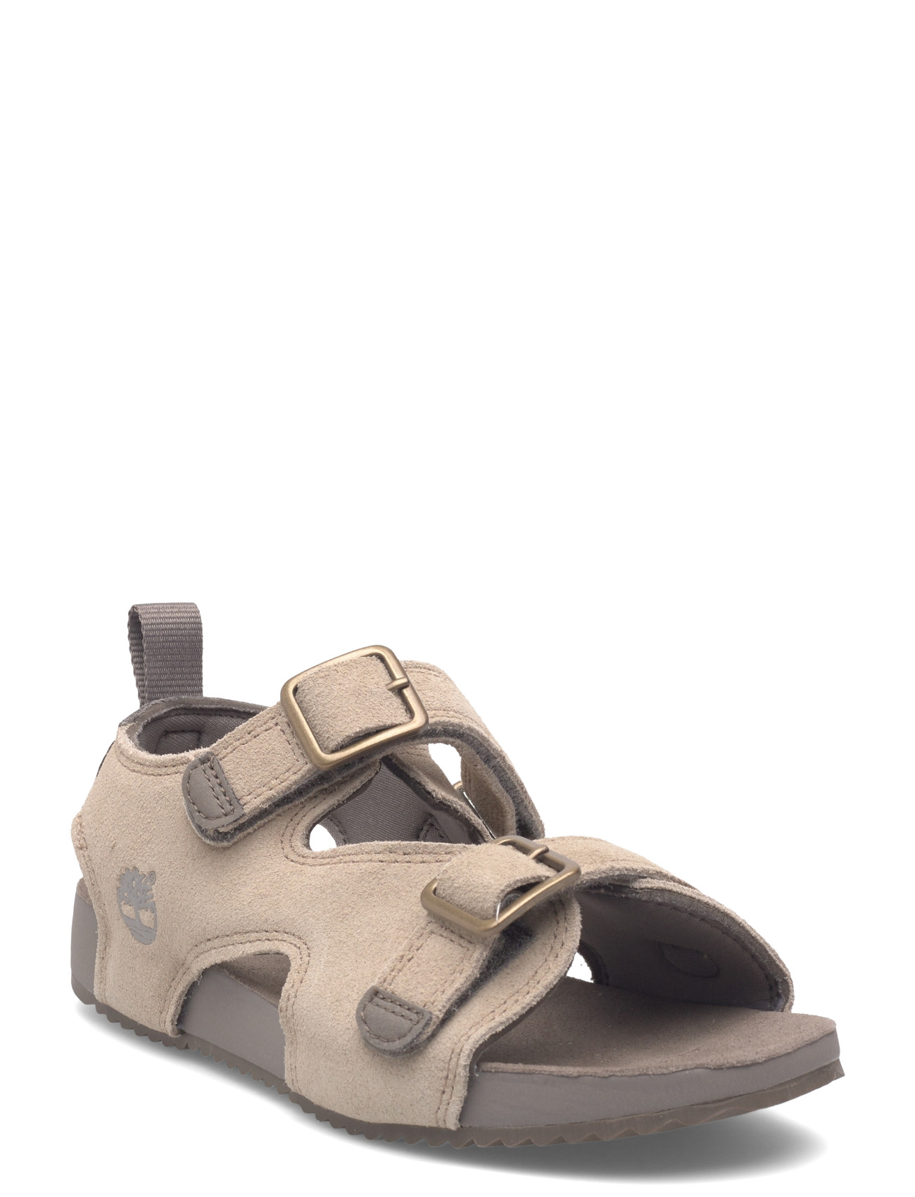 Timberland Castle Island Backstrap Sandal Light Beige Suede, 32, Beige, Sommersko > Sandaler, Børn