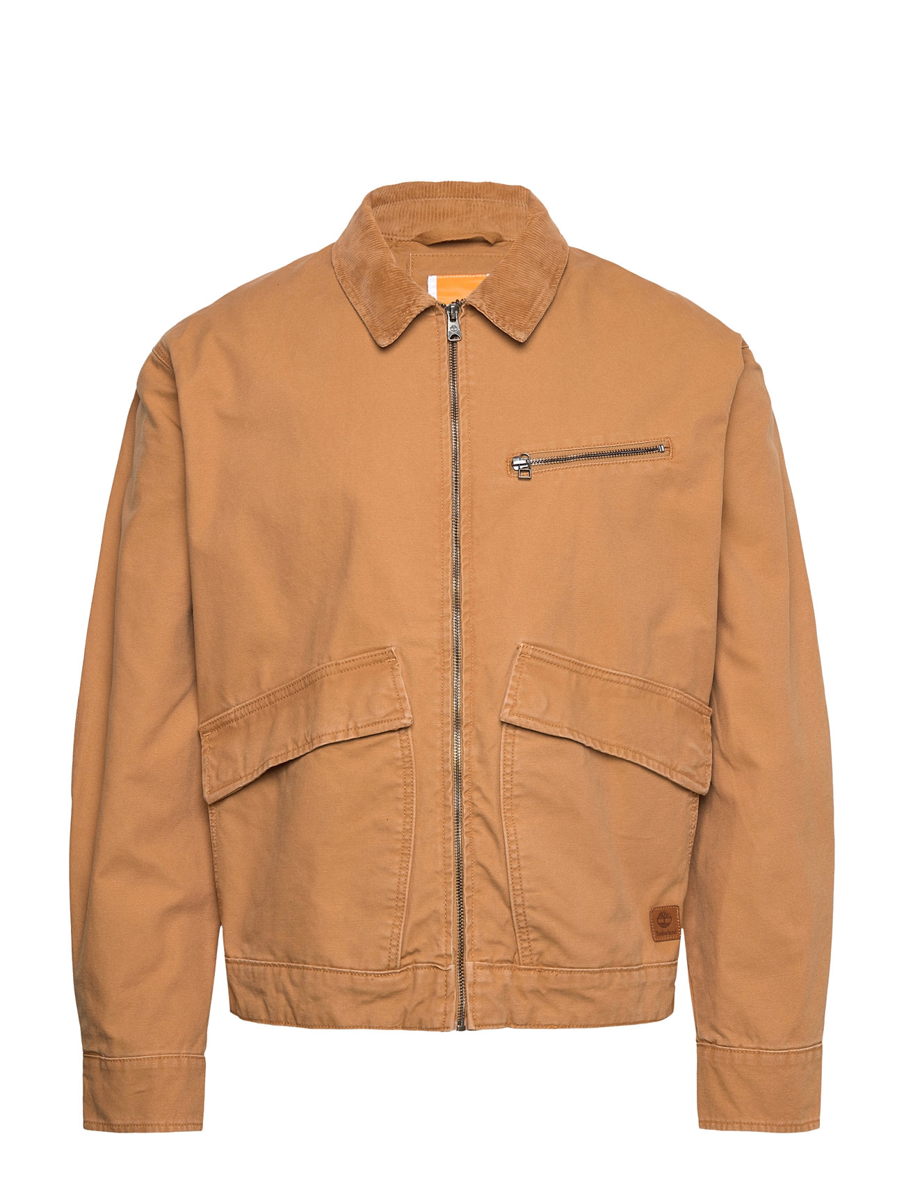Timberland Washed Canvas Jacket, XXL, Brown, Jakker > Lette Jakker, Herre