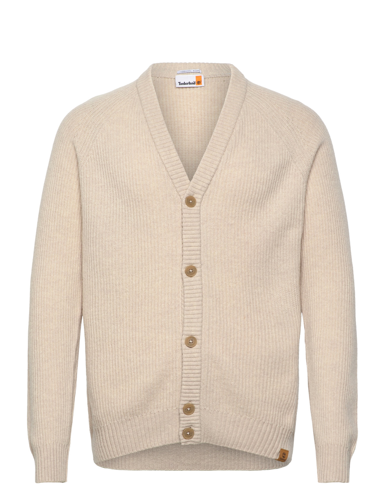 Timberland Phillips Brook Raglan Sleeve Cardigan Angora Heather Kräm