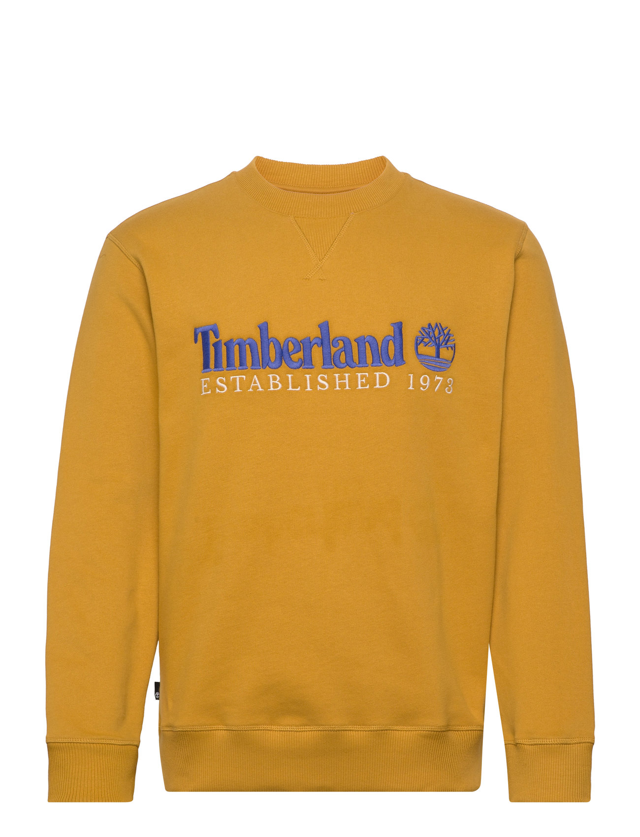 Timberland Established 1973 Embroidery Logo Brush Back Crew Neck Chai Tea Gul