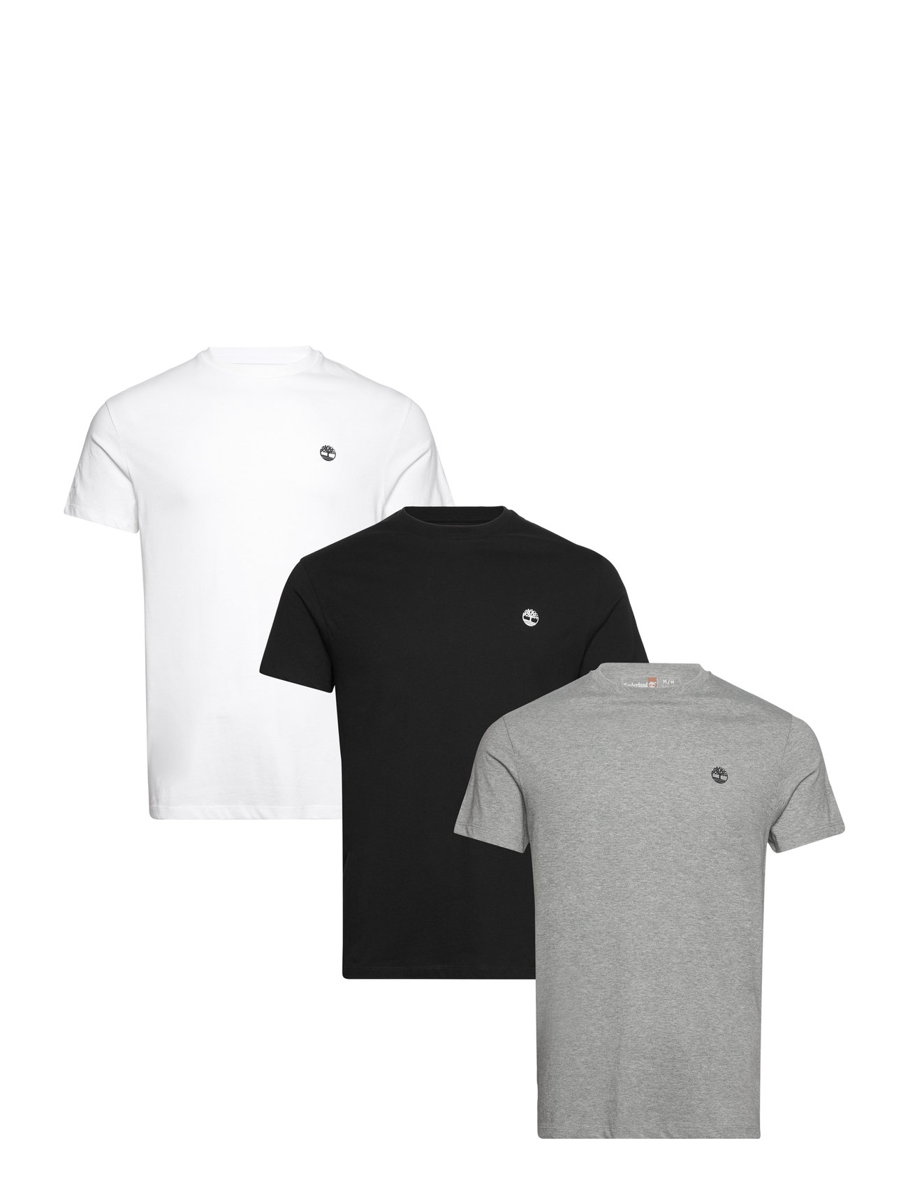 Timberland Dunstan River 3Xpack Tee Multi Color, M, Multi/patterned, T-Shirts > Kortærmede, Herre