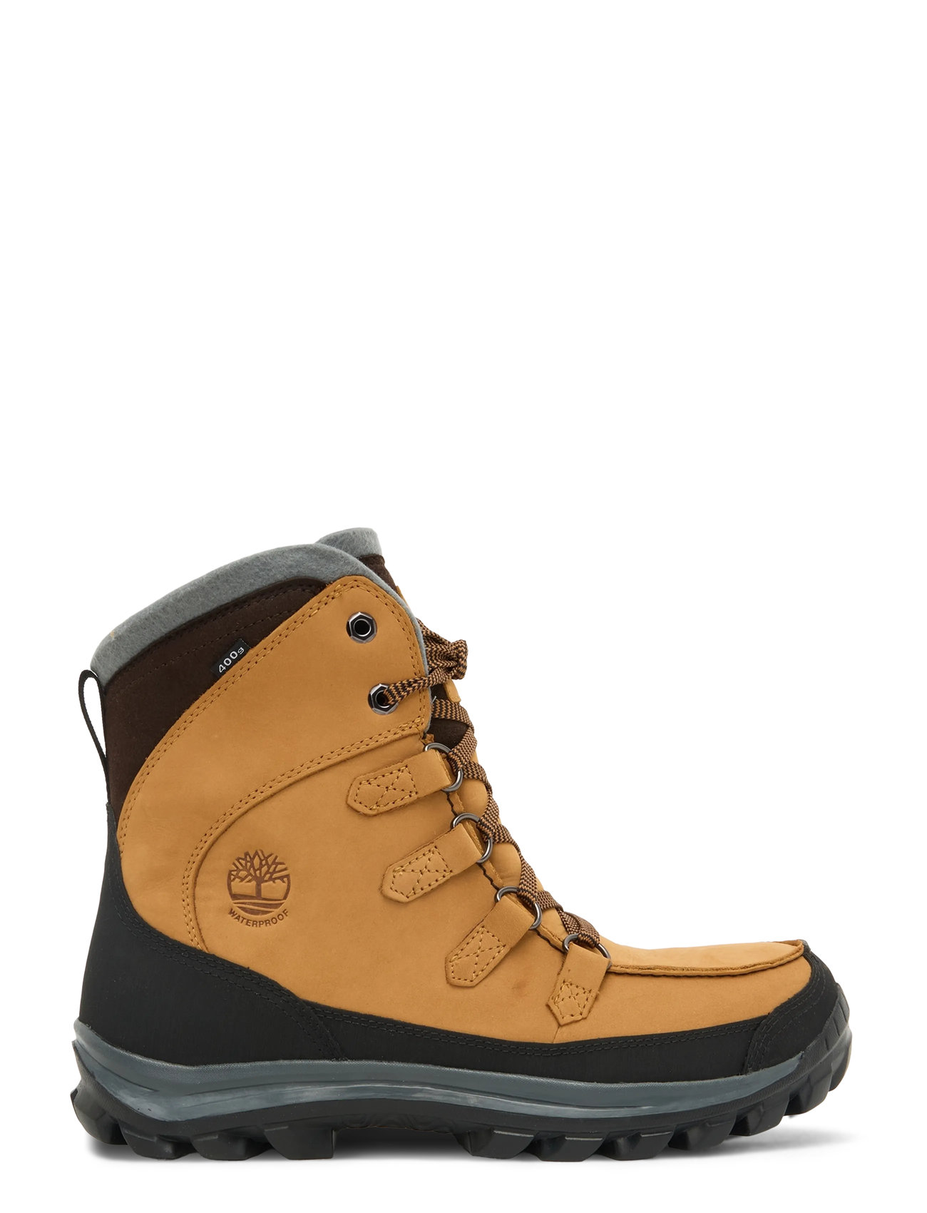 Timberland Mid Lace Up Waterproof Hiking Boot, 42, Yellow, Støvler > Snørestøvler, Herre