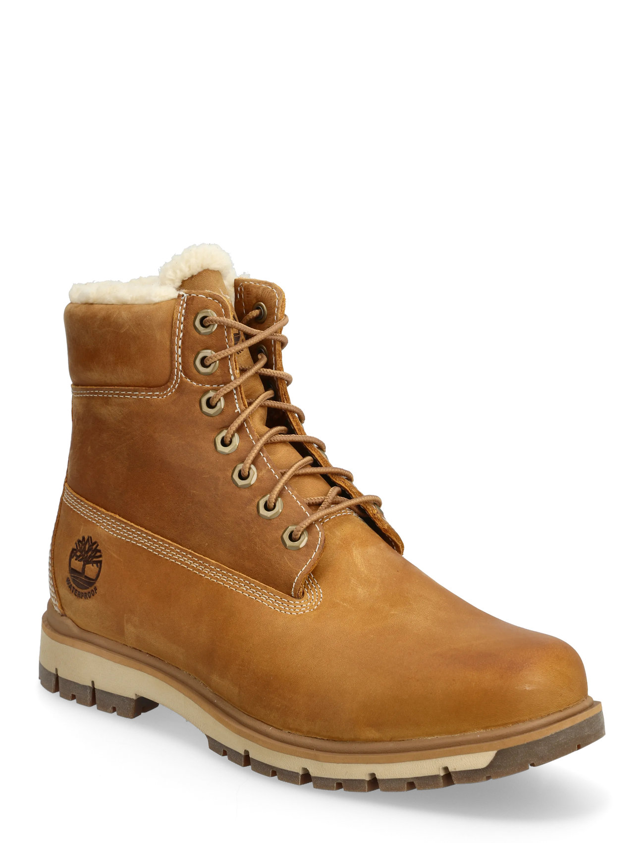 Timberland Mid Warm Lined Waterproof Boot, 42, Brown, Støvler > Snørestøvler, Herre