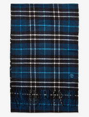 Timberland - Plaid Scarf w/ Embroidery - winter scarves - gibraltar sea - 1