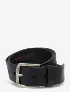 man cow leather belt - paski klasyczne - black
