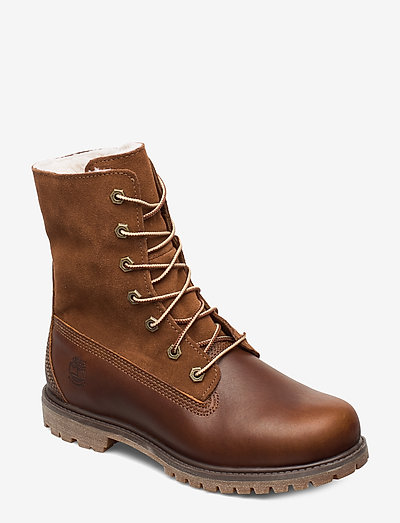 Timberland Authentic - flate ankelboots - dark brown