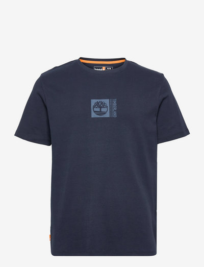 SS Tee Small Branded - t-shirts basiques - dark sapphire