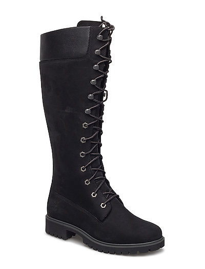 TIMBERLAND Women'S Premium 14in Wp B Hohe Stiefel Schwarz TIMBERLAND