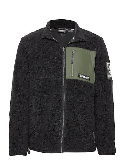 TIMBERLAND O-A Sherpa Fleece Jkt Dünne Jacke Schwarz TIMBERLAND