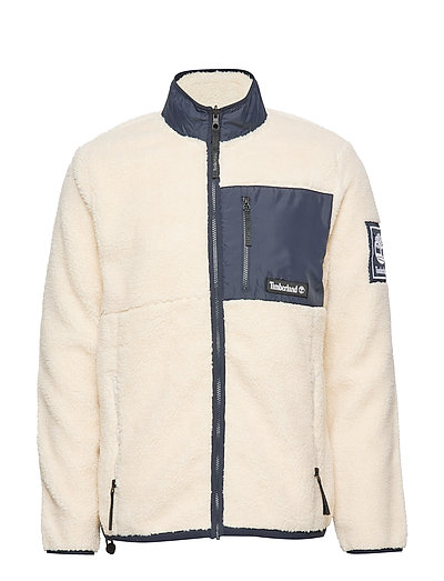 TIMBERLAND O-A Sherpa Fleece Jkt Dünne Jacke Creme TIMBERLAND