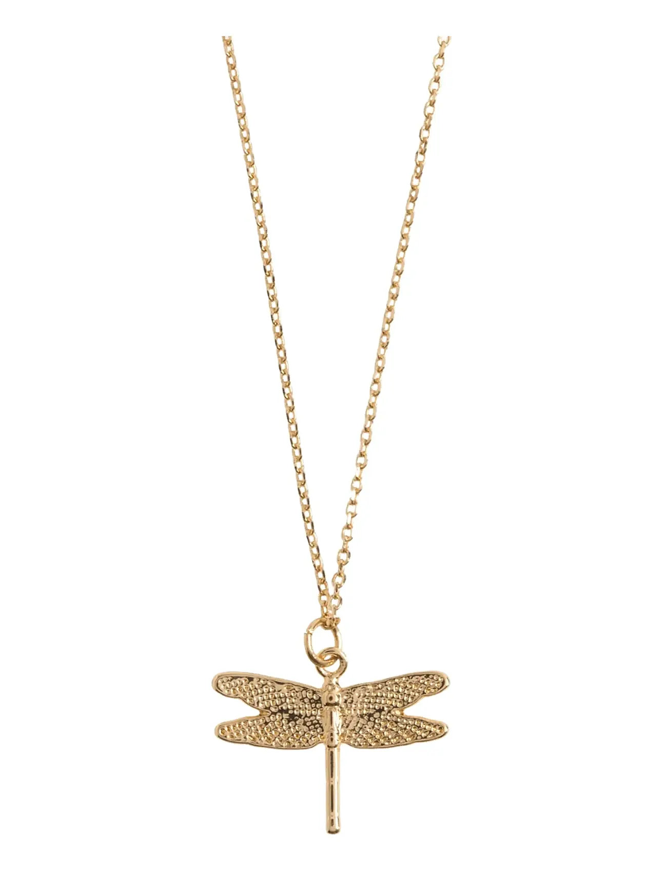 Timi of Sweden Dragonfly Necklace, One Size 38 cm, Gold, Halskæder > Kædehalskæder, Dame