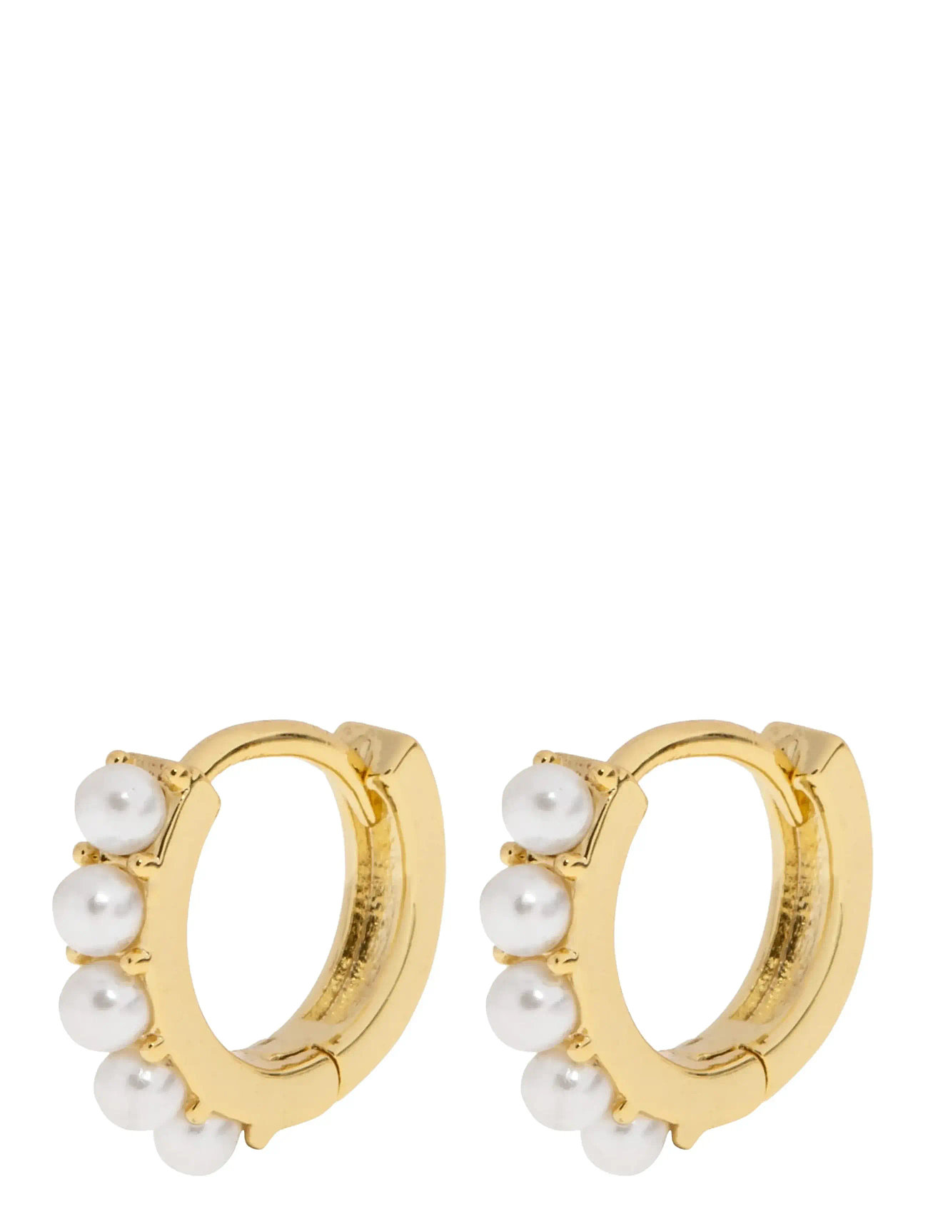 TIMI OF SWEDEN Essie - Pearl Hoop Ohrringe Gold - One Size - Damen