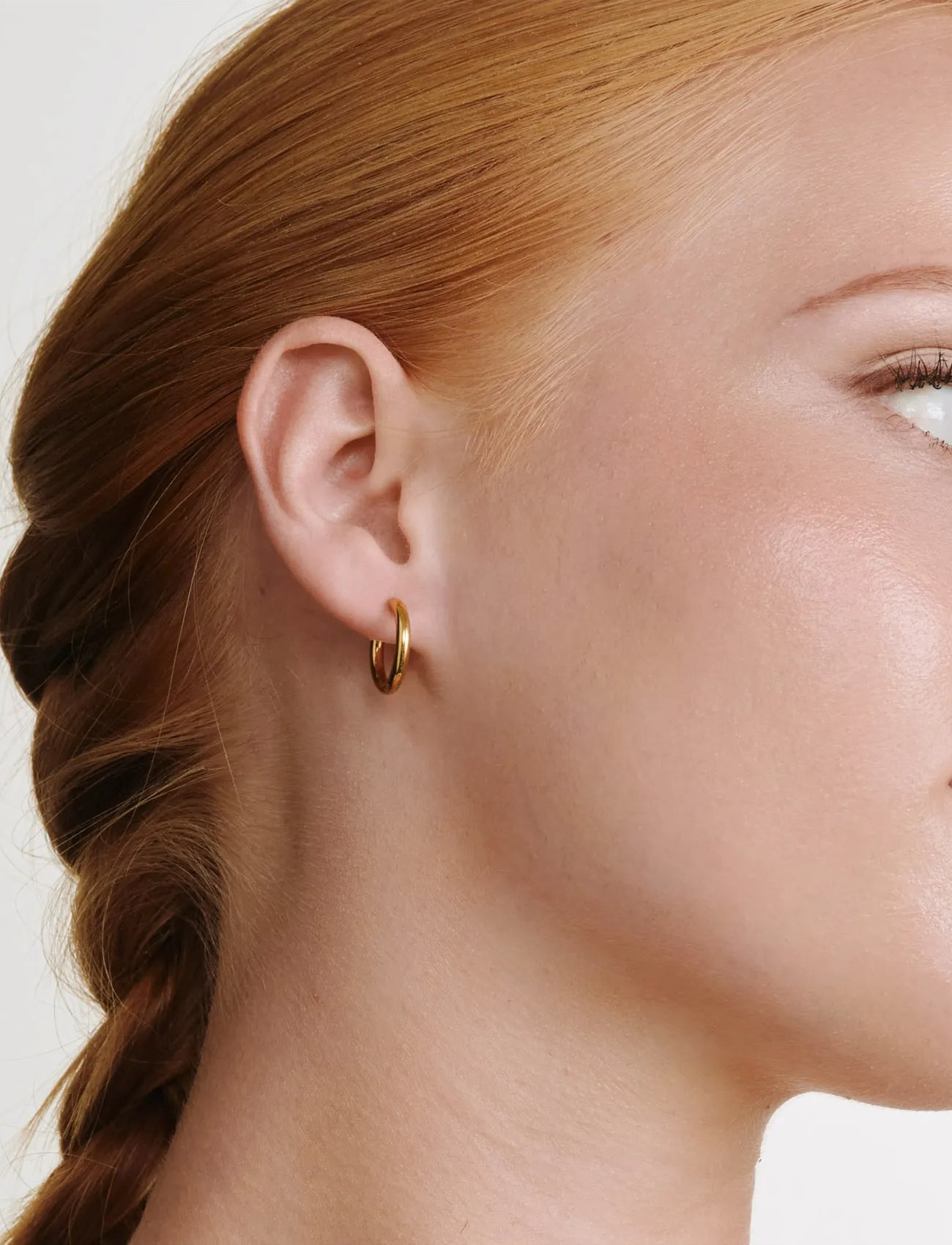 Timi of Sweden Hollie - Hoop Earrings 17Mm Stainless Steel, One Size, Gold, Øreringe > Creoler, Dame