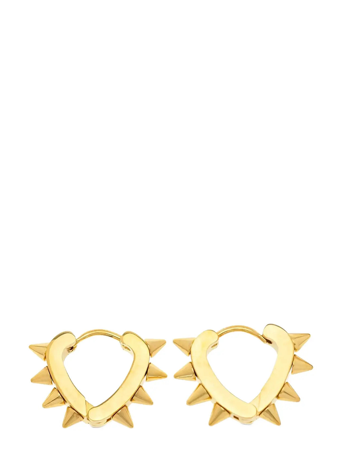 TIMI OF SWEDEN Nike - Spike Hoop Ohrringe Stainless Steel Gold - One Size - Damen