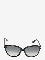 Tom Ford Sunglasses - KARMEN - d-kujulised - 01b - shiny black / gradient smoke - 1