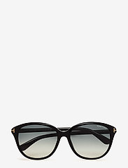 Tom Ford Sunglasses - KARMEN - d-kujulised - 01b - shiny black / gradient smoke - 0