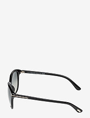 Tom Ford Sunglasses - KARMEN - d-muotoiset aurinkolasit - 01b - shiny black / gradient smoke - 2