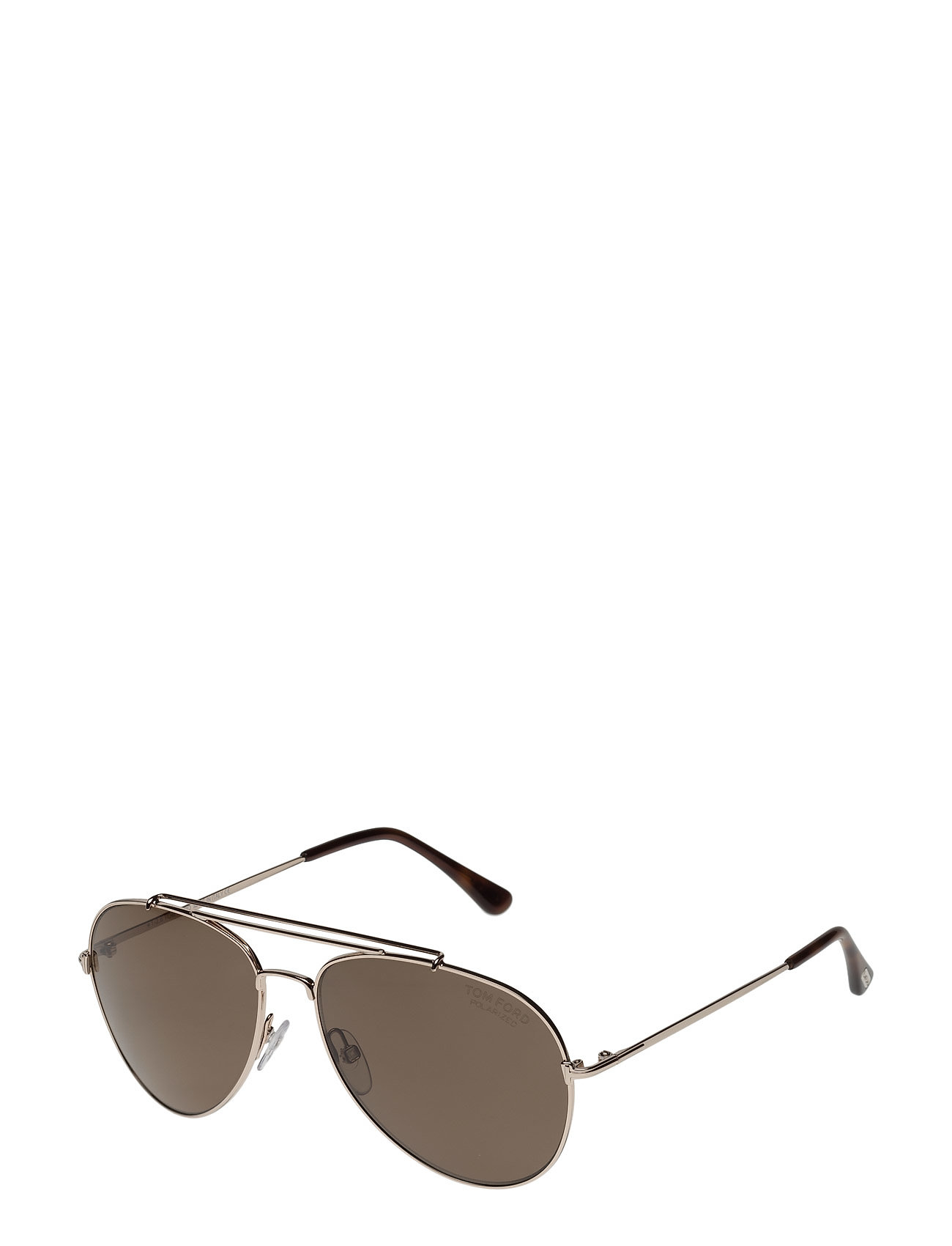 Nikke illoyalitet Lad os gøre det Tom Ford Indiana aviator solbriller fra Tom Ford Sunglasses til dame i Guld  - Pashion.dk