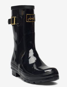 Kelly Welly Gloss - flat ankle boots - true black