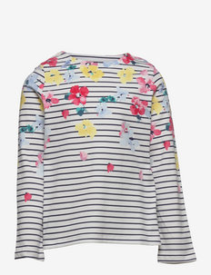 Harbour - apdrukāts t-krekls ar garām piedurknēm - floral stripe