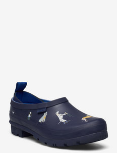 Pop On - boots - navy dog