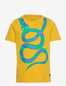 Archie - apdrukāts t-krekls ar īsām piedurknēm - yellow snake