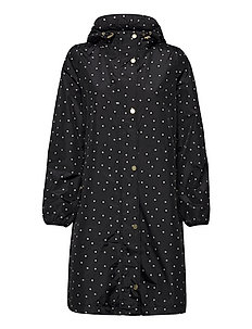 joules polka dot coat