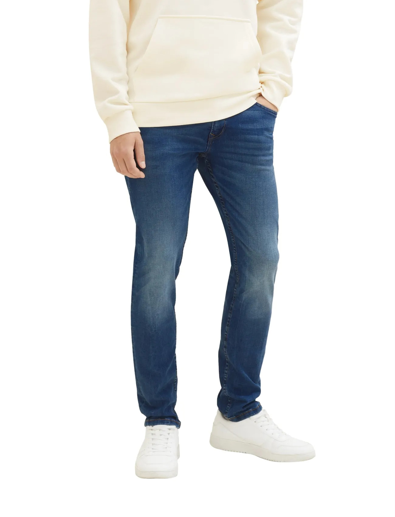 Tom Tailor Slim Piers Blue Soft Stretch, 27 x 32, Blue, Jeans > Smalle, Herre