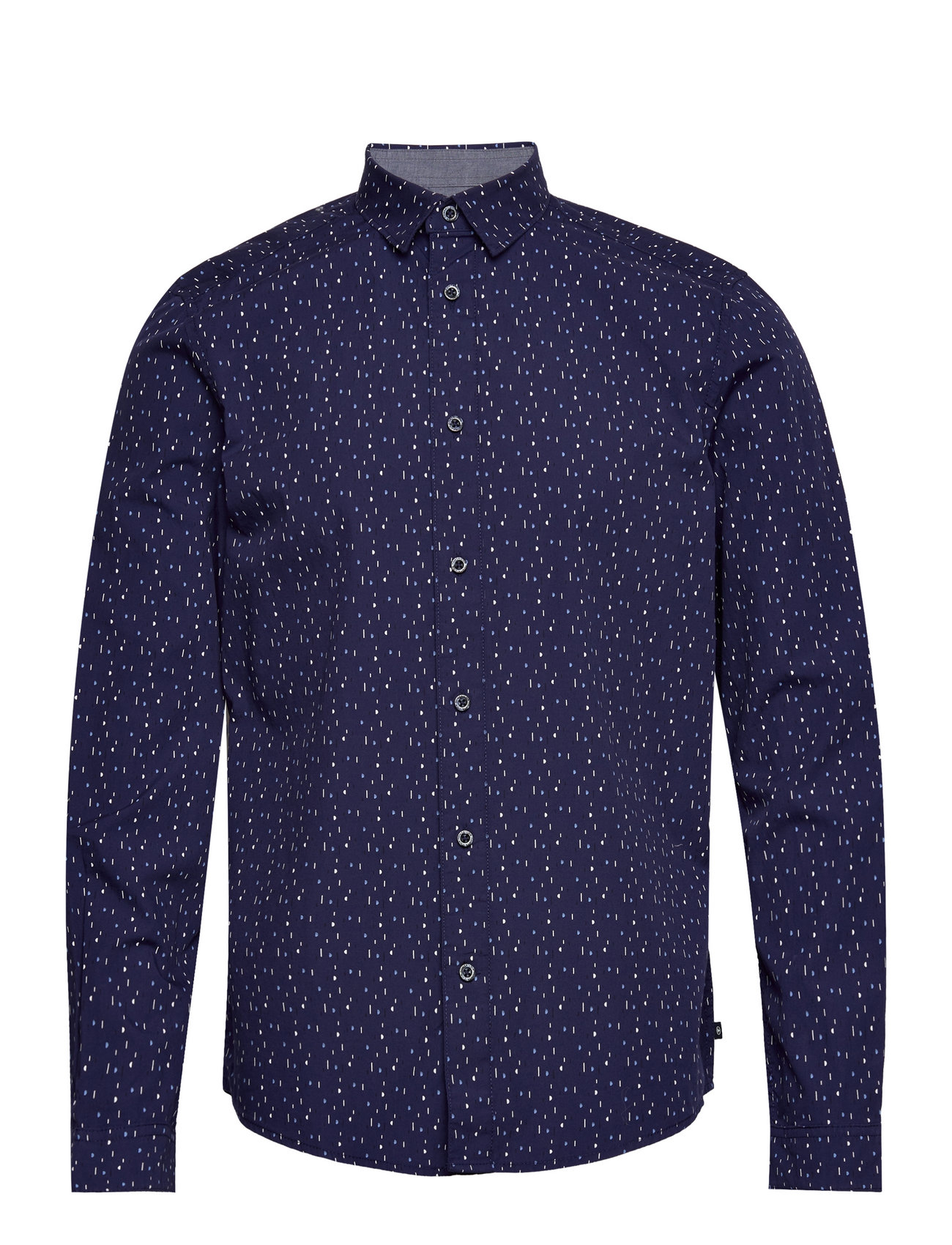 Printed Shir Skjorta Casual Blå Tom Tailor