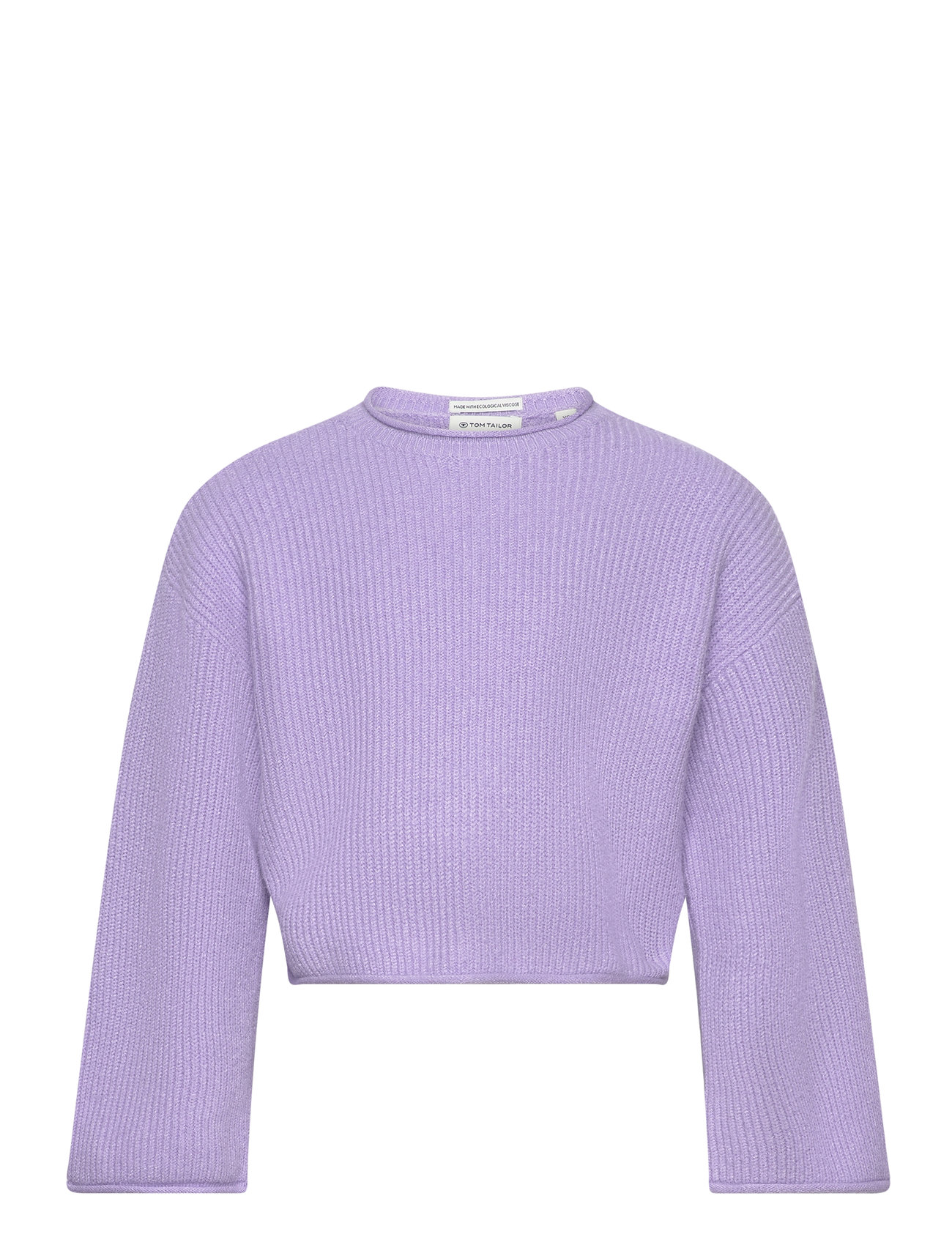 Basic Sweater Tops Knitwear Pullovers Purple Tom Tailor