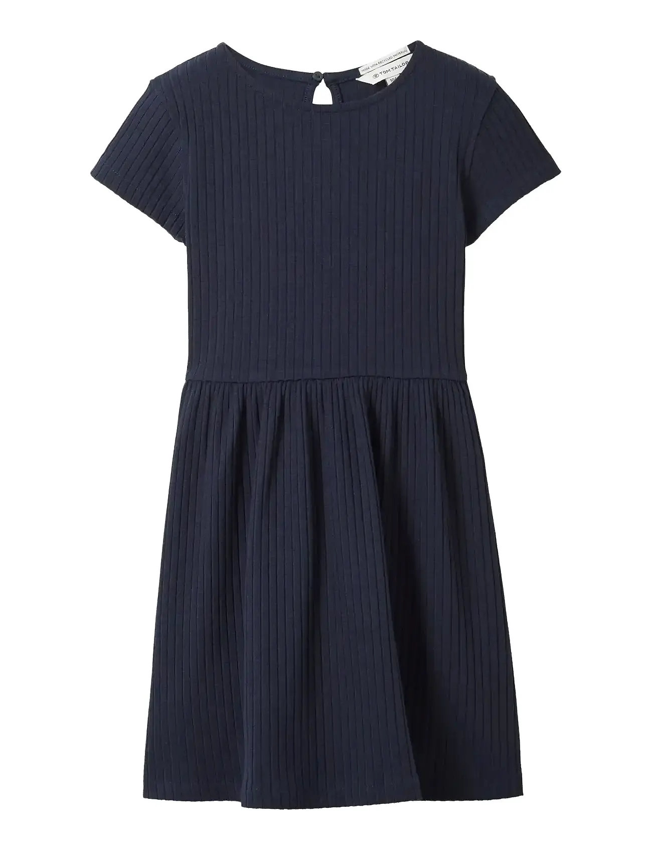 Solid Rib Dress Navy Tom Tailor