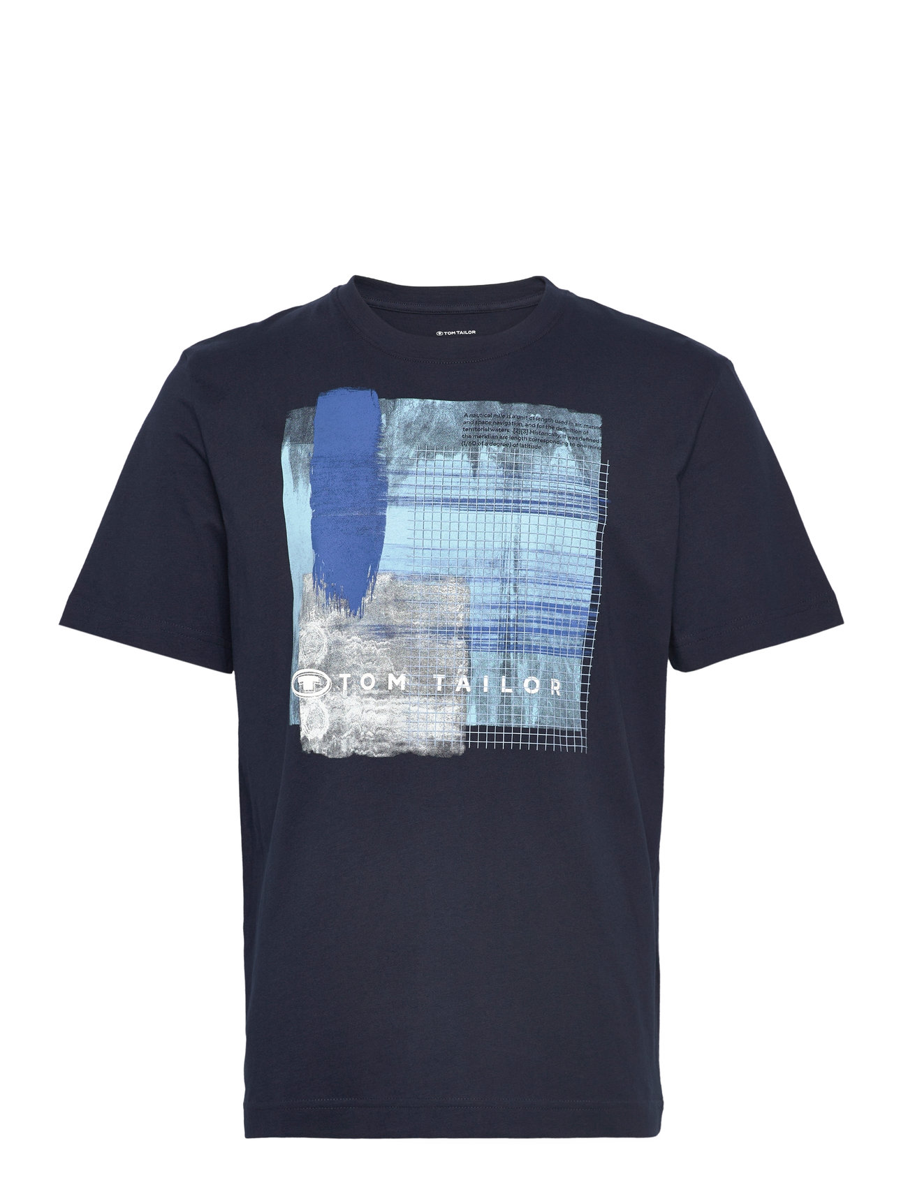 Printed T-Shirt Blue Tom Tailor 142468