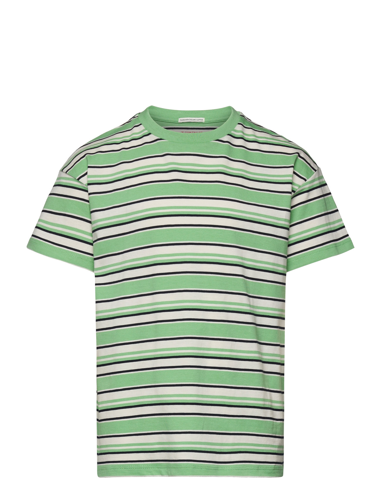 Over Striped T-Shirt Green Tom Tailor 170786