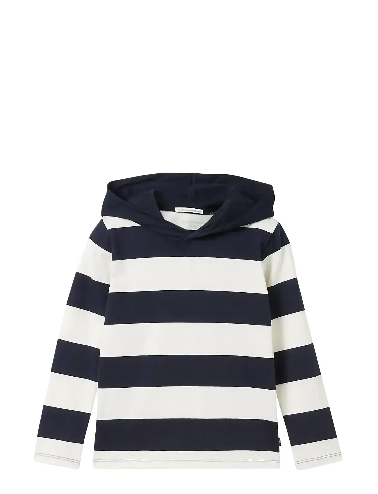 Striped Hooded Longsleeve Navy Tom Tailor
