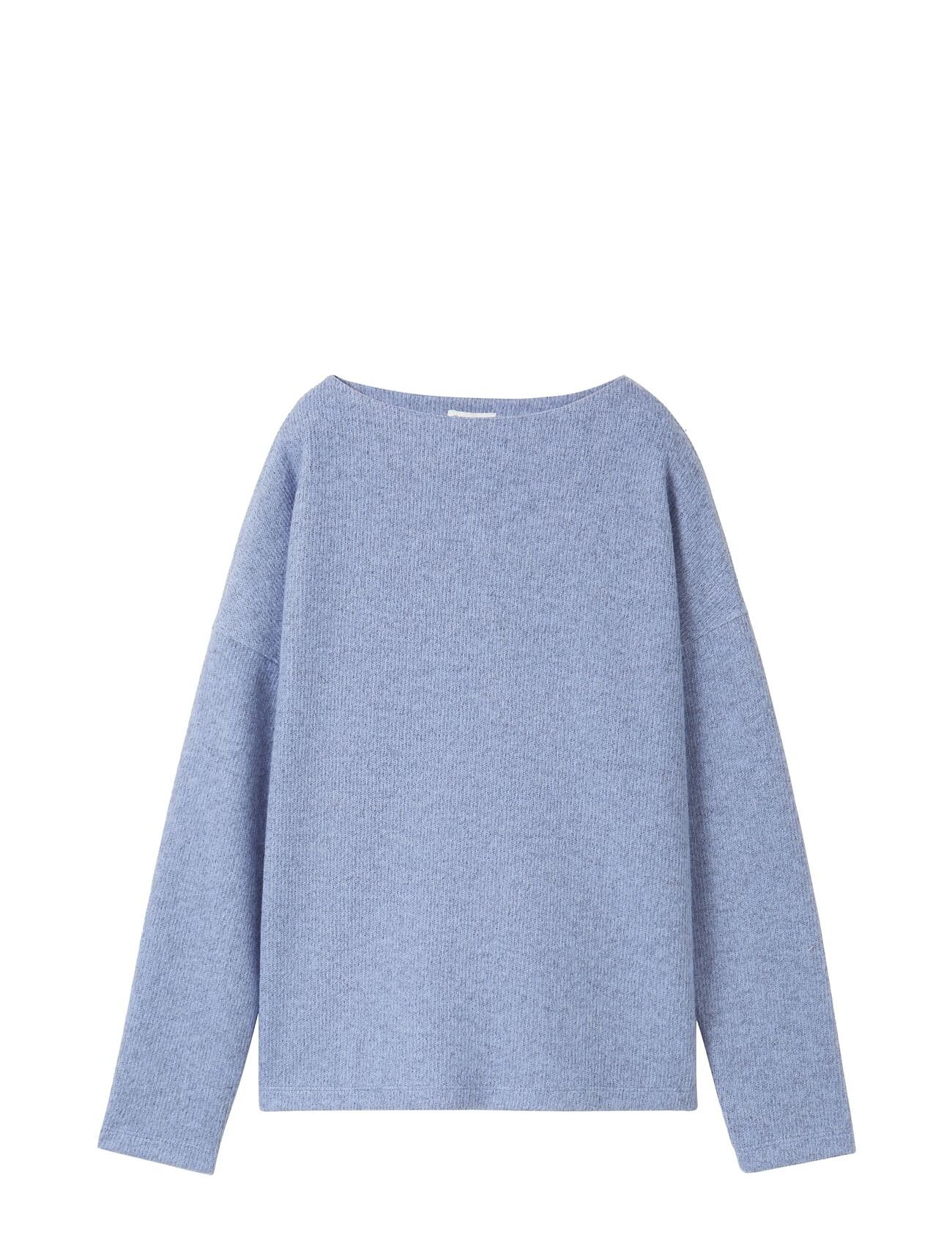 Sweatshirt Cosy Rib Blue Tom Tailor