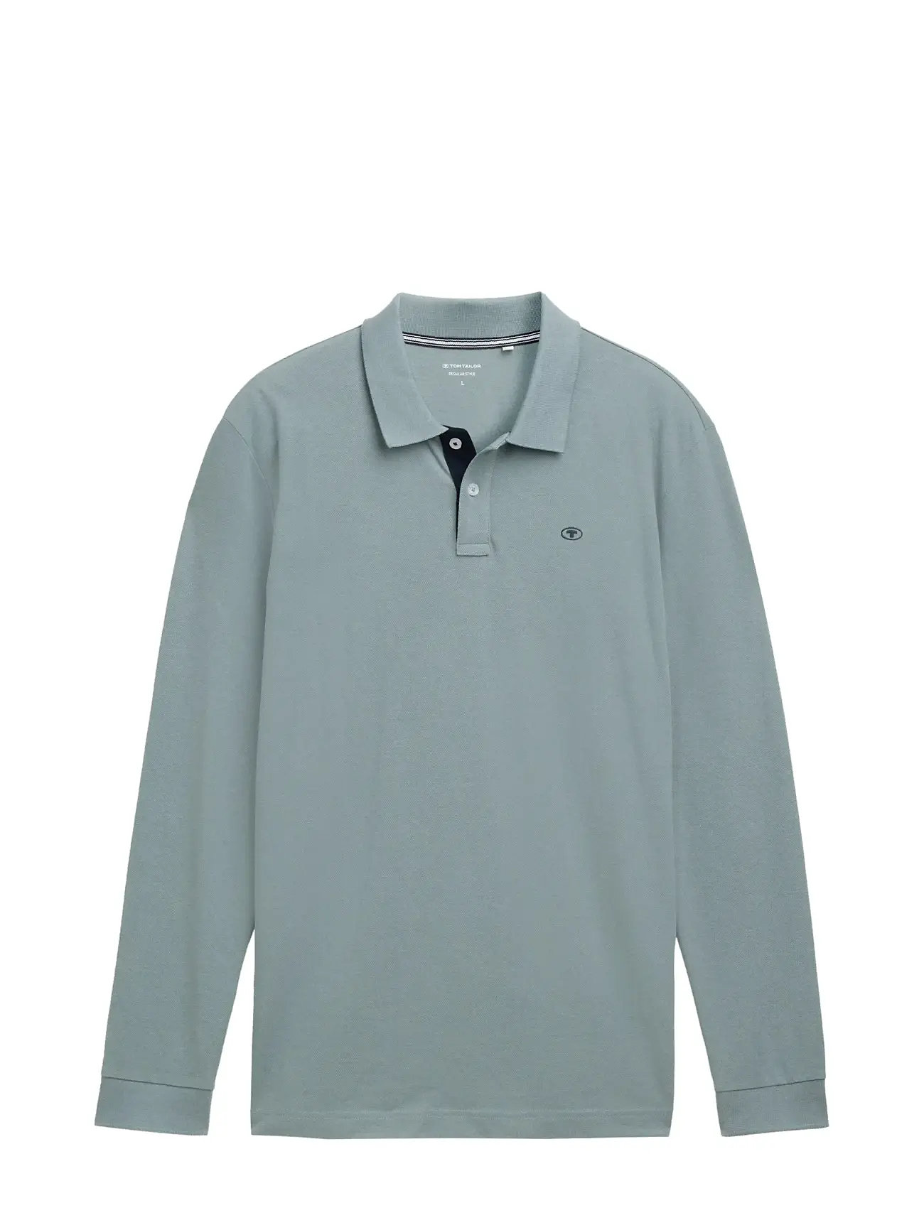 TOM TAILOR Basic Polo With Contrast Blau - S - Herren