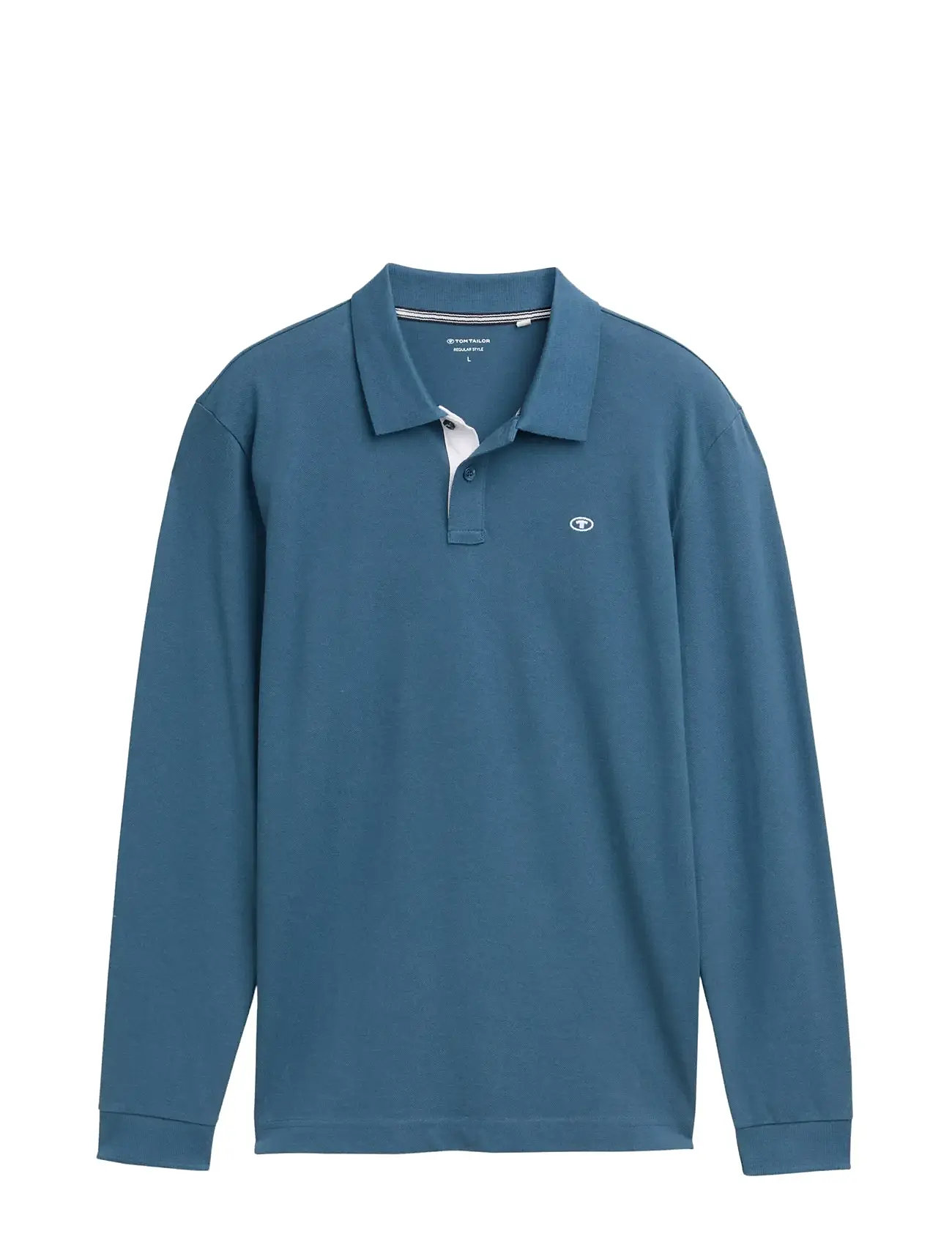 TOM TAILOR Basic Polo With Contrast Blau - XL - Herren